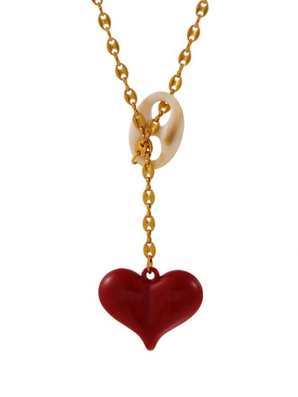 Boho heart necklace N2224
